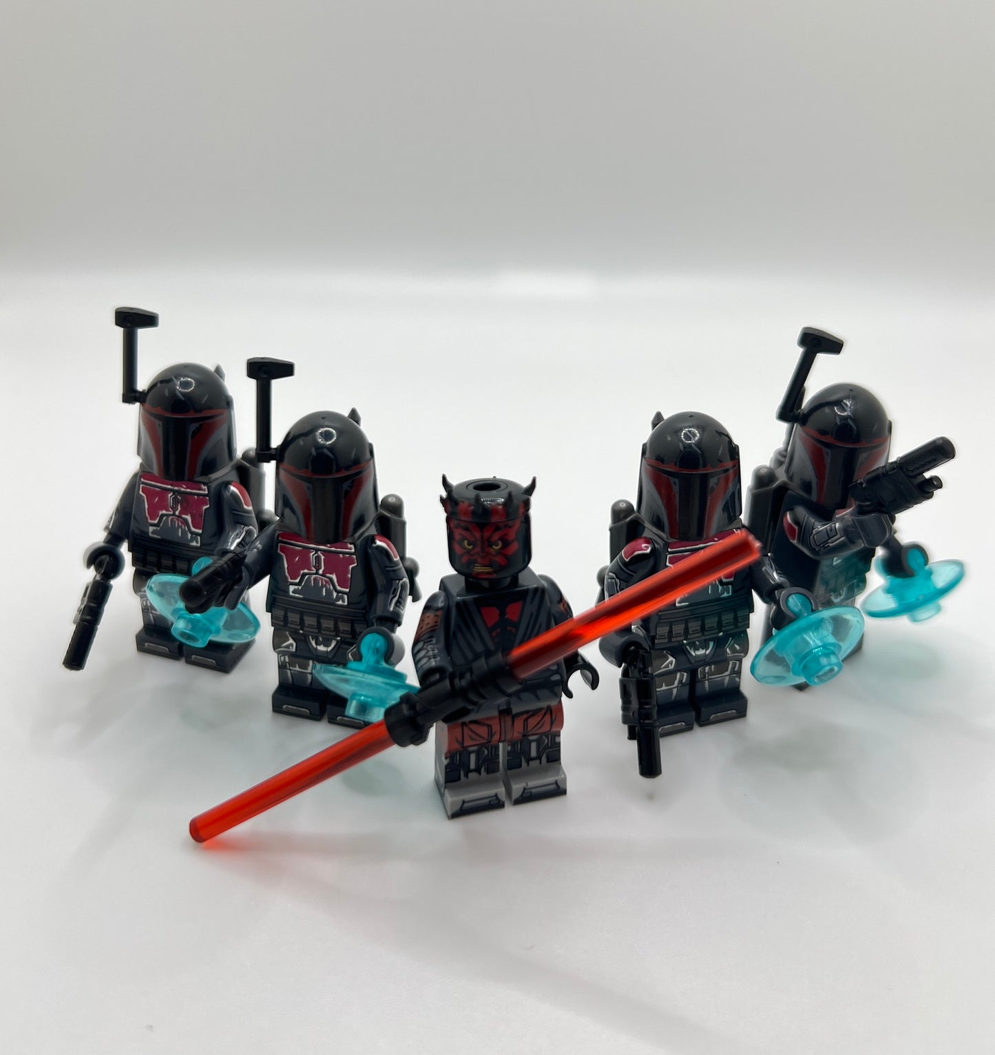 Darth Maul & Mauldalorian Minifigure Bundle – Clone Wars Siege of Mandalore – 5 Figure Set