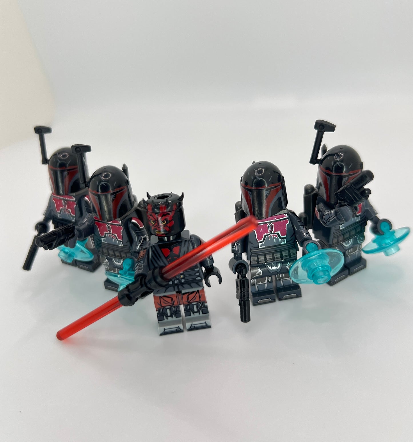 Darth Maul & Mauldalorian Minifigure Bundle – Clone Wars Siege of Mandalore – 5 Figure Set