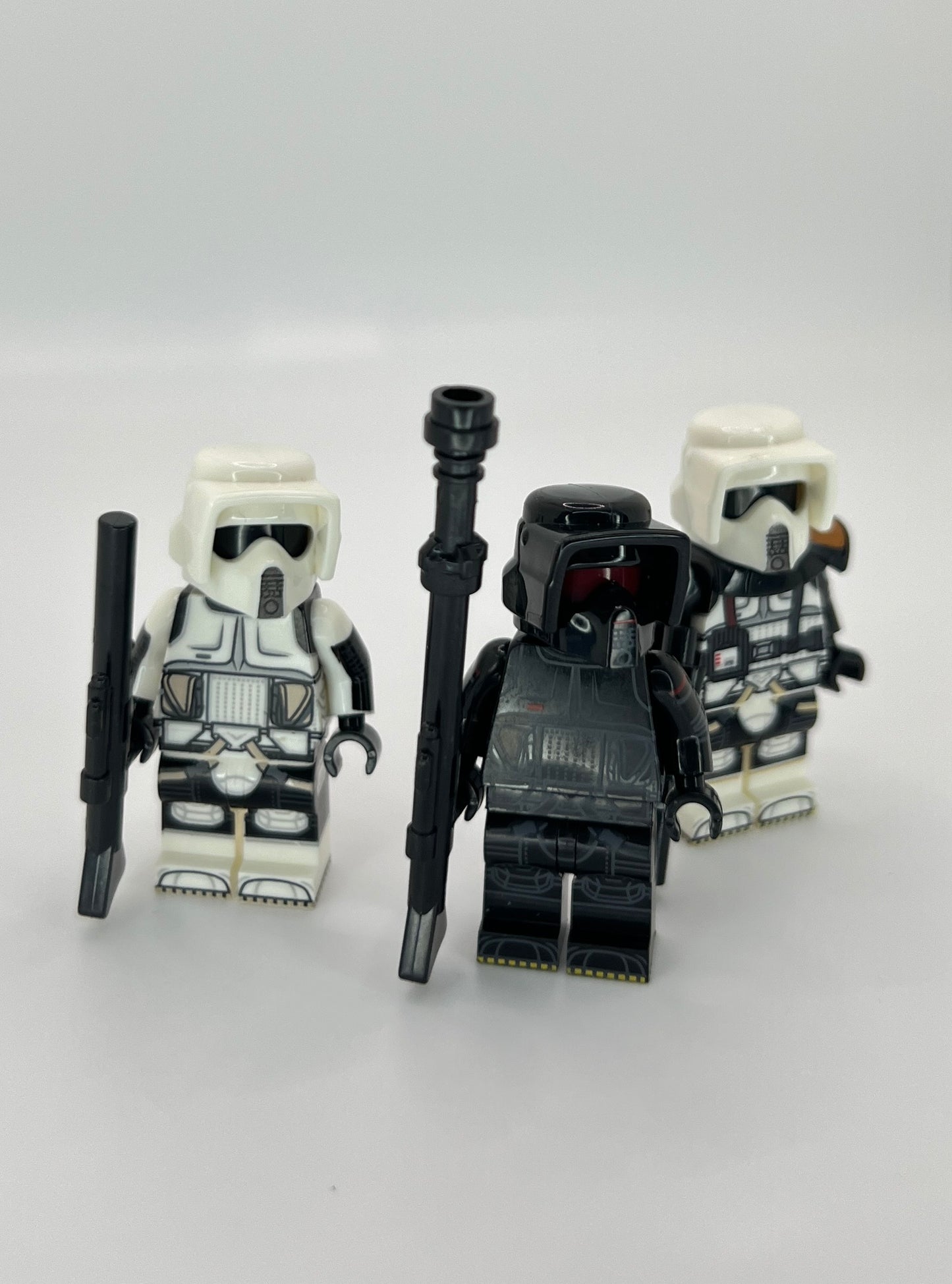 Scout Trooper Bundle – Standard, Captain & Shadow Variant – 3 Minifigure Set