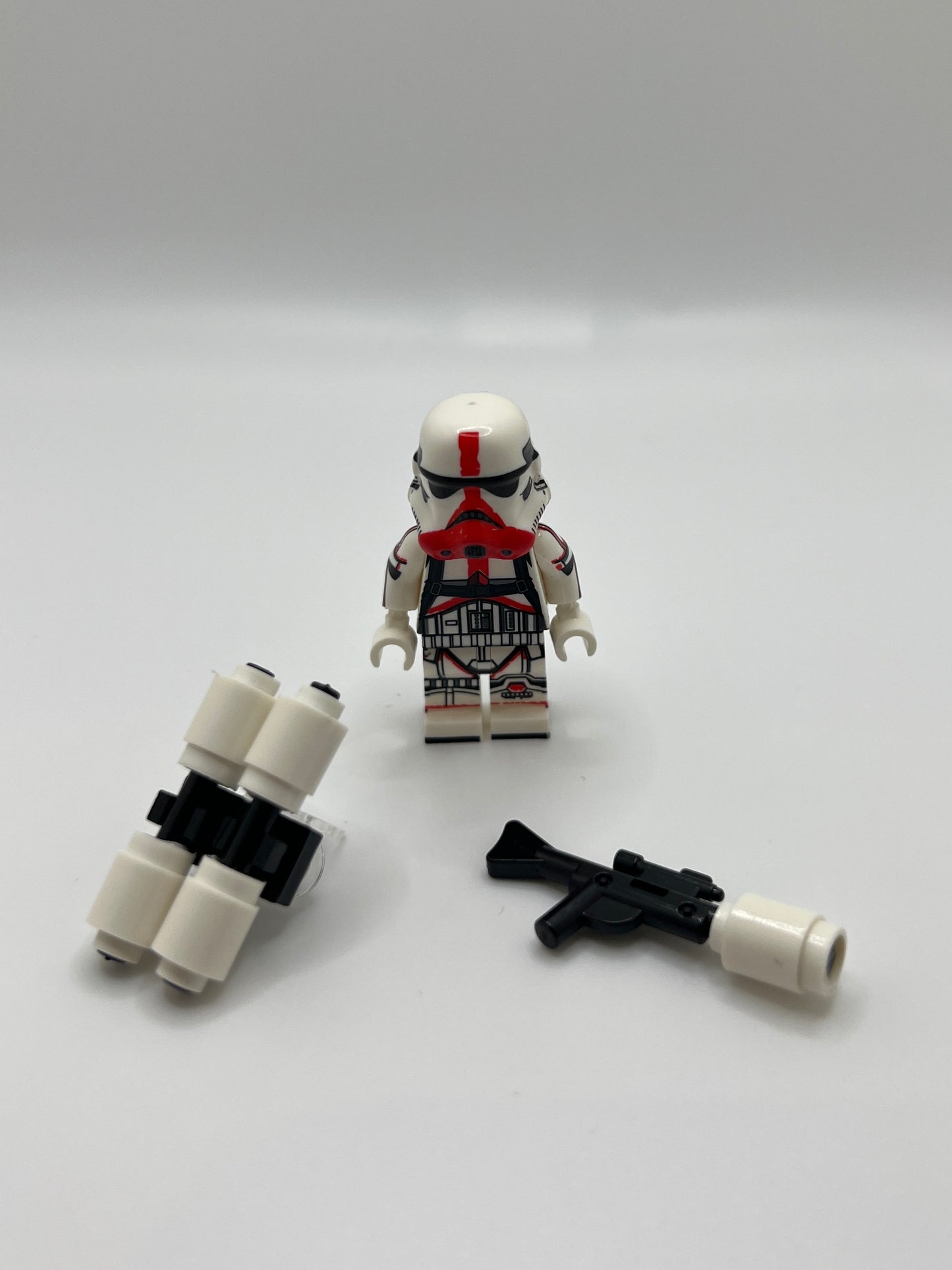 Imperial Shock Trooper Minifigure β Red Marked Elite Stormtrooper