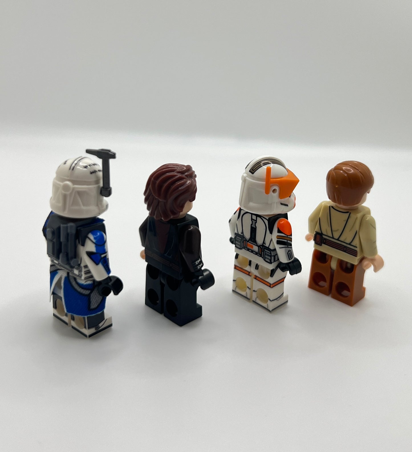 Anakin Obi-Wan Captain Rex Commander Cody