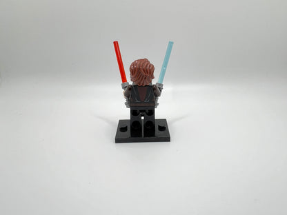 Star Wars Clone Wars Anakin Skywalker Minifigure – Dual Lightsabers + Jedi & Sith Faces
