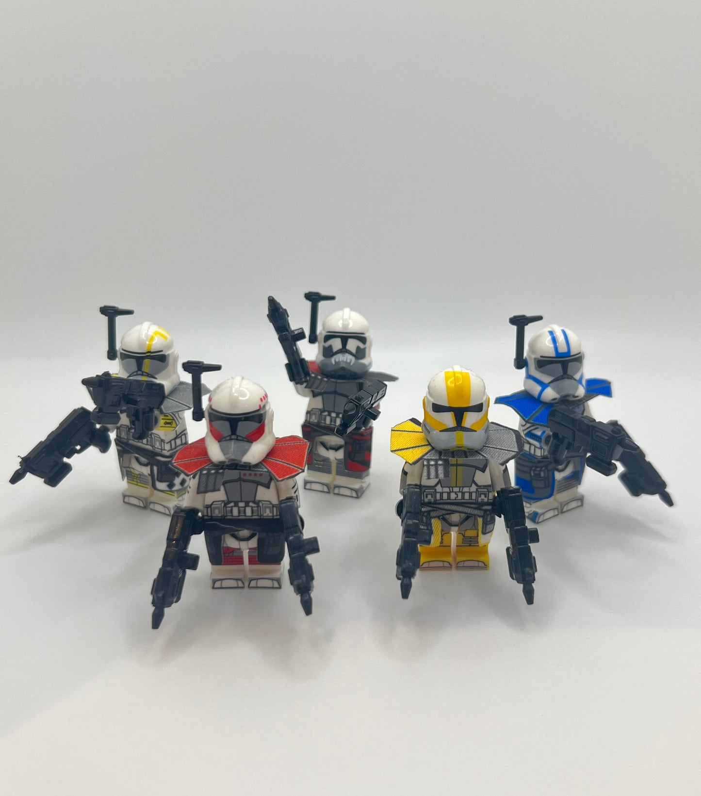 Star Wars ARC Trooper Squad – 5x Custom Elite Clone Commando Minifigures