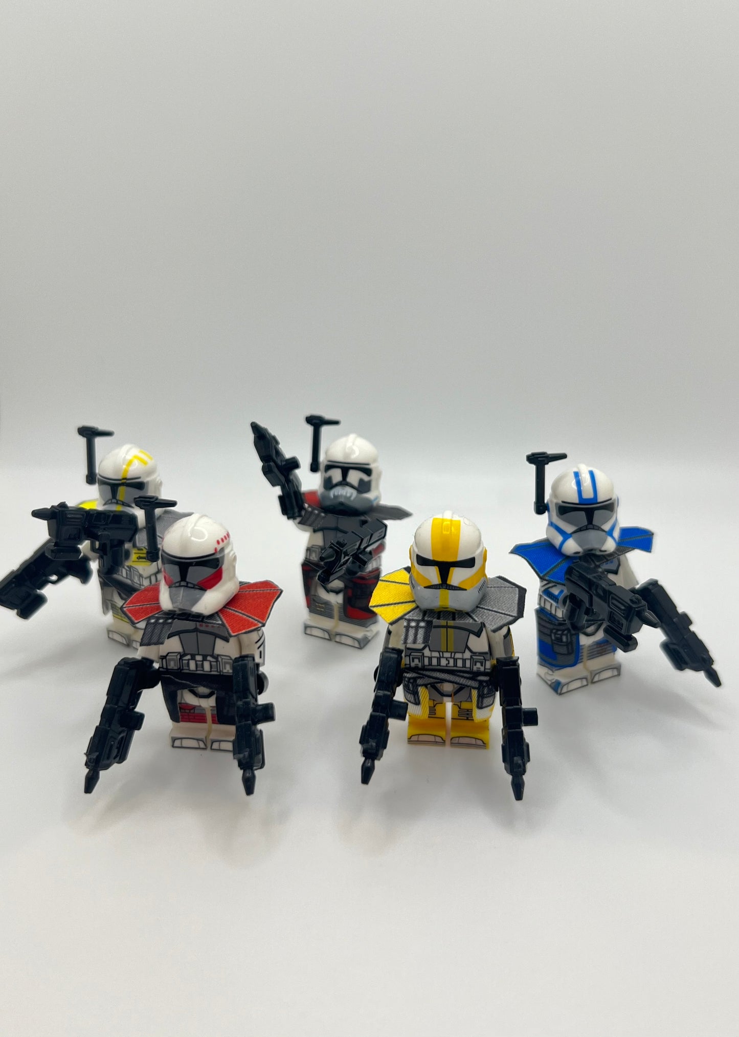 Star Wars ARC Trooper Squad – 5x Custom Elite Clone Commando Minifigures