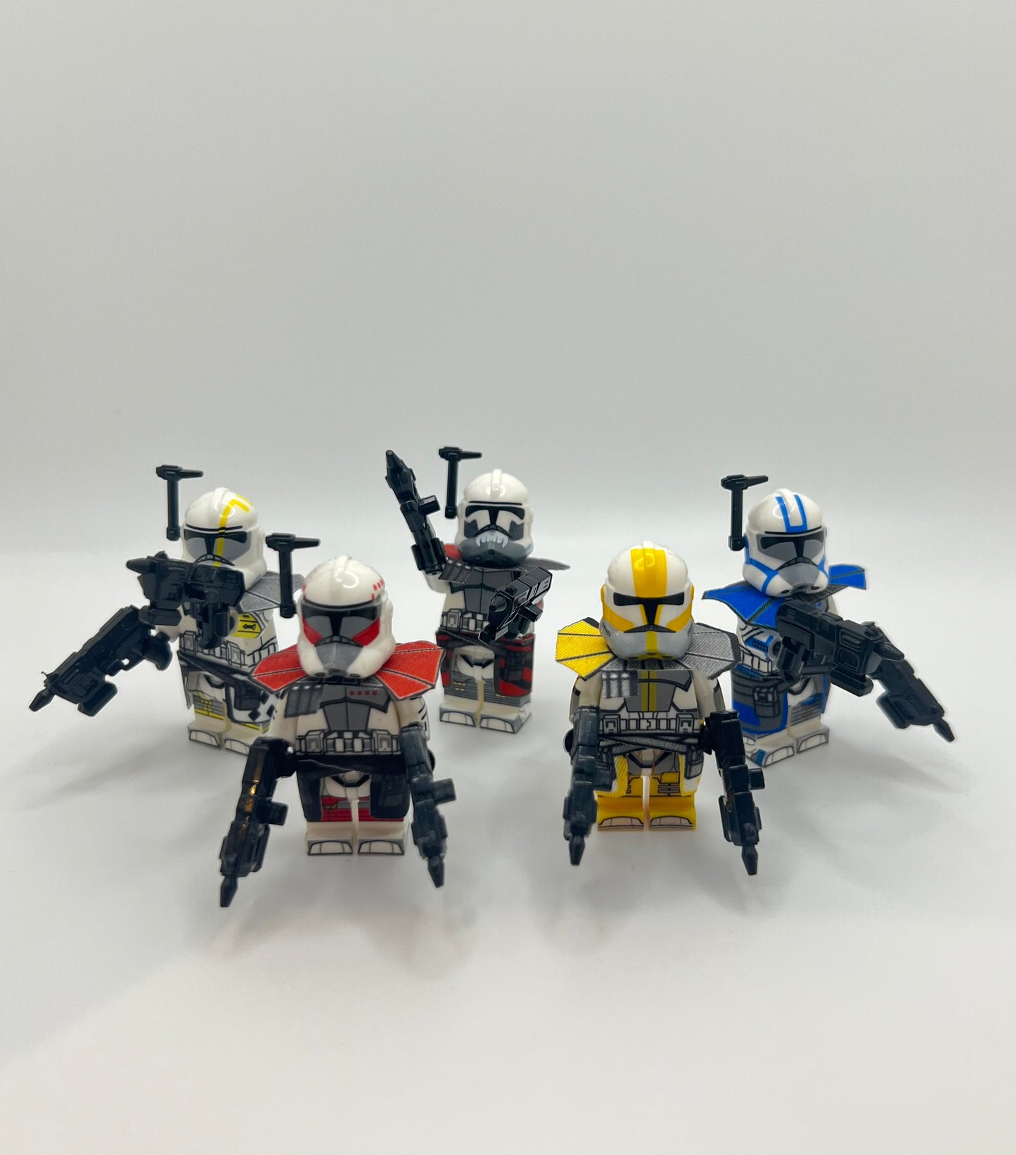 Star Wars ARC Trooper Squad – 5x Custom Elite Clone Commando Minifigures
