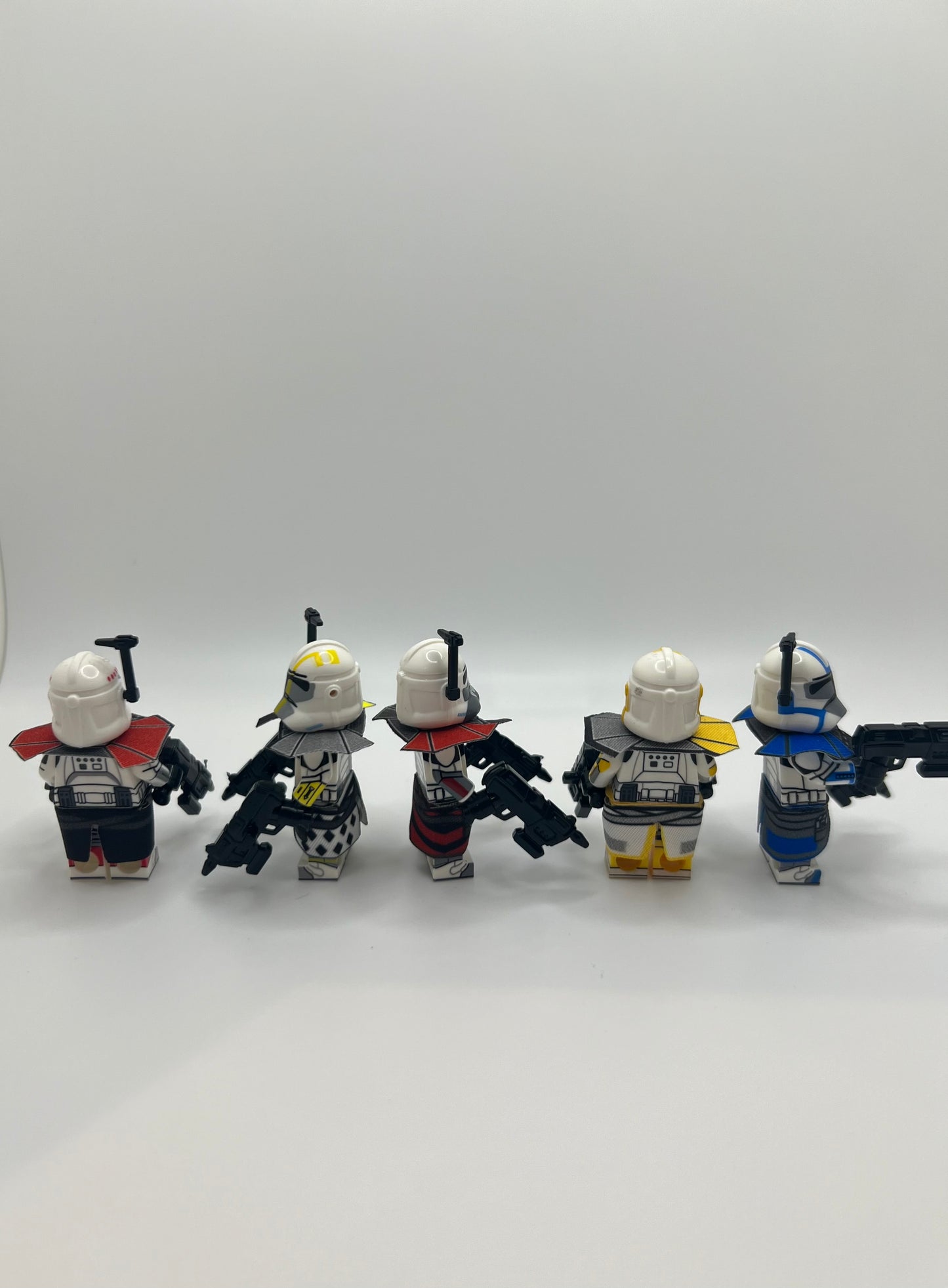 Star Wars ARC Trooper Squad – 5x Custom Elite Clone Commando Minifigures