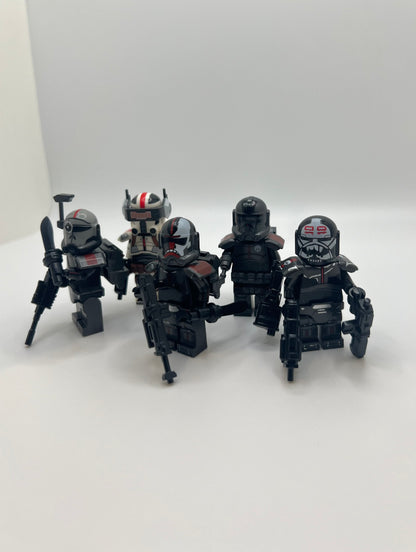 Star Wars Clone Force 99 Elite Black Commandos