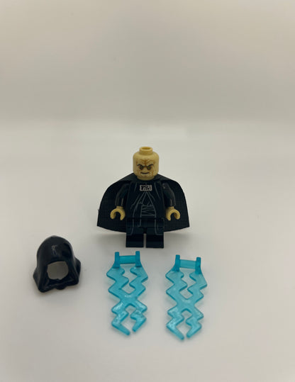 Darth Vader & Emperor Palpatine Minifigure Bundle – Sith Lords with Cape, Hood & Lightning