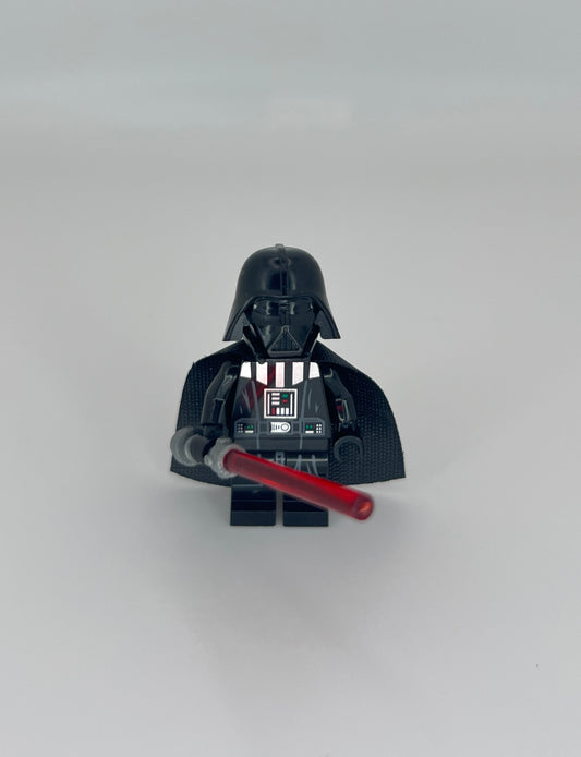 Darth Vader Minifigure – Cape & Red Lightsaber – Sith Lord of the Empire