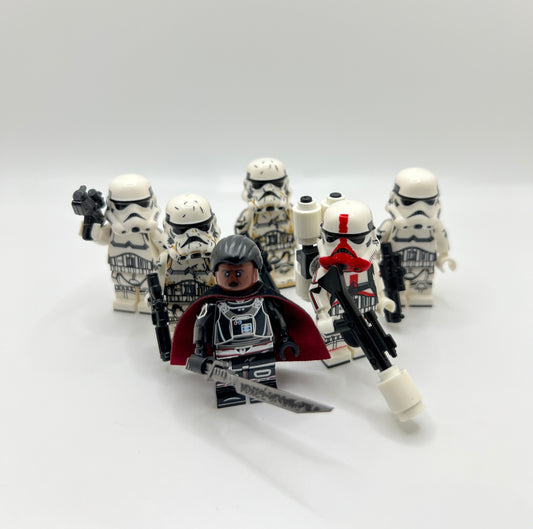Imperial Remnant Battlepack – 6 Minifigure Set – Moff Gideon, Stormtroopers & Shock Trooper