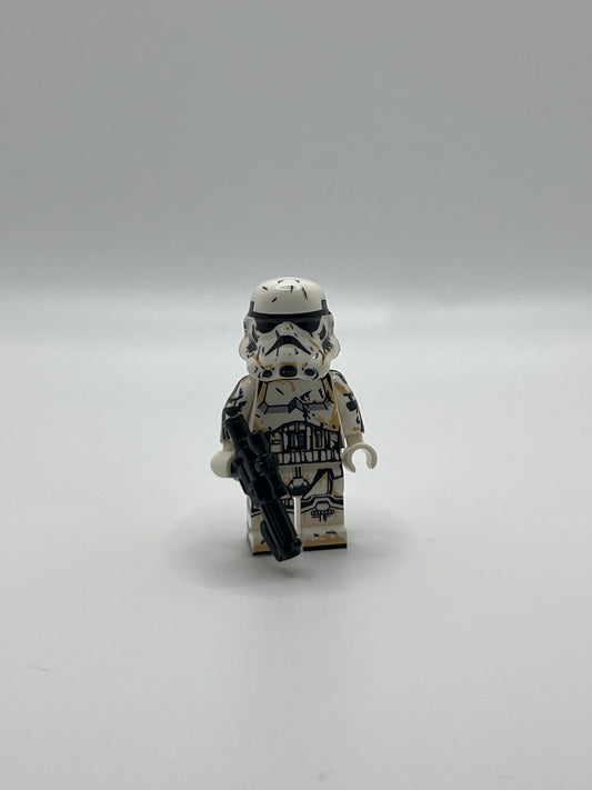 Remnant Stormtrooper Minifigure – Weathered Imperial Armor – Star Wars Mandalorian Inspired