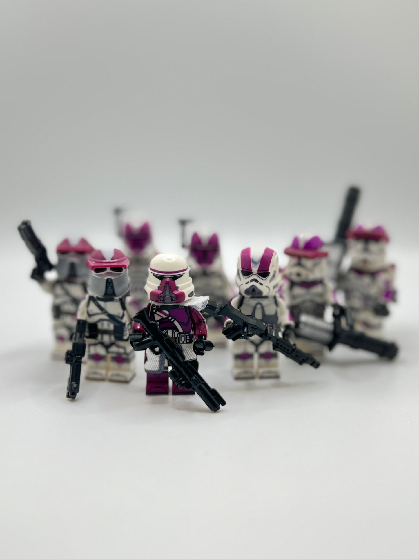 Custom LEGO-Compatible 21st Nova Corps Battlepack – 8 Clone Trooper Minifigure Bundle