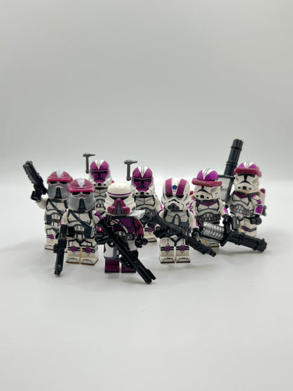 Custom LEGO-Compatible 21st Nova Corps Battlepack – 8 Clone Trooper Minifigure Bundle