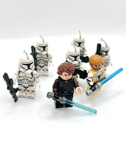 Anakin Obi-Wan Phase 1 Clone Troopers Clone Wars Bundle x5