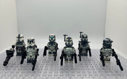 Star Wars 104th Wolfpack Minifigure Set with Weapons & Accessories