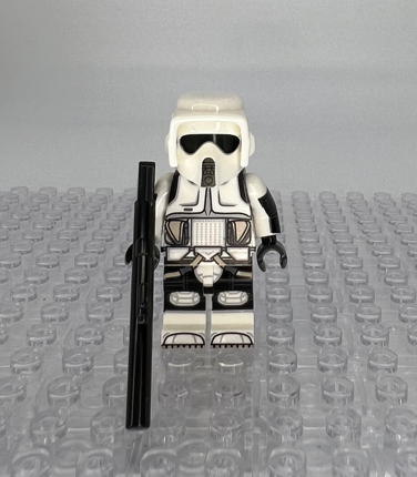 Imperial Scout Trooper Minifigure – Blaster Included – Endor Biker Patrol