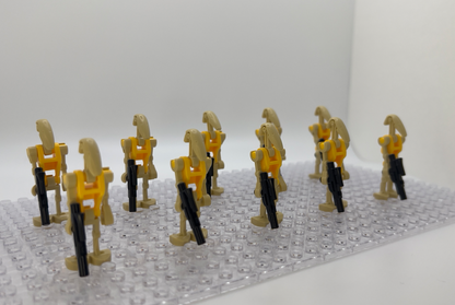 Star Wars B1 Commander Battle Droid Minifigures With Blasters